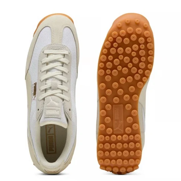 PUMA Easy Rider Elevated White & Frosted Ivory 7.5 - Picture 3 of 7